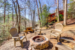 Lakefront Blue Ridge Cabin with Hot Tub!